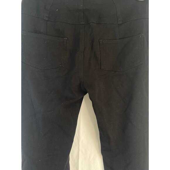 Shine star pants 3 buttons stretch foe pockets rayon blend black medium READ - Picture 7 of 8